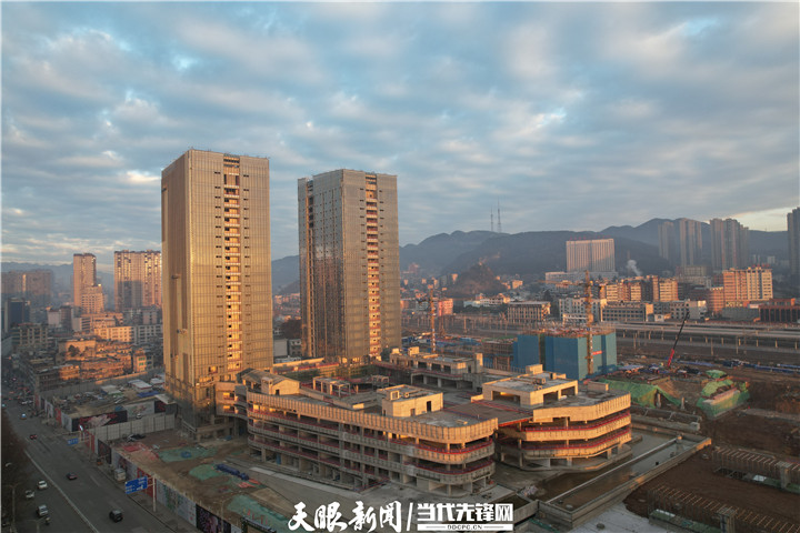 六盘水站站前广场项目建成后将成为推动城市高质量发展新引擎