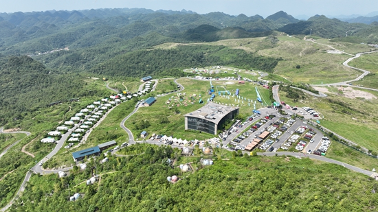 “赛动黔景”享清凉 毕节大方定向赛奏响避暑旅游新乐章_fororder_崔苏坝露营基础全景-大方融媒体中心供图.JPG