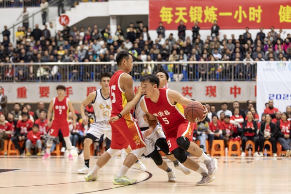 2025贵州“村BA”黔南赛区总决赛精彩纷呈_fororder_比赛精彩瞬间(史传鸿 摄) (6)