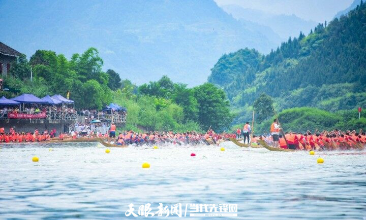 劈波斩浪见贵州 龙舟战鼓声又起