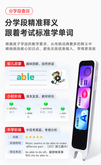 护眼大屏有道词典笔A7 Pro登场