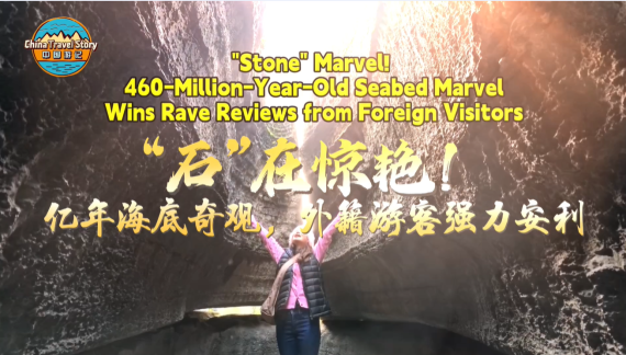 【“中国游记”第二季㊲】“石”在惊艳！亿年海底奇观 外籍游客强力安利_fororder_石头