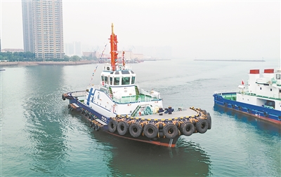 全国首艘氢电拖轮正式投用——青岛港来了“海上混动车”