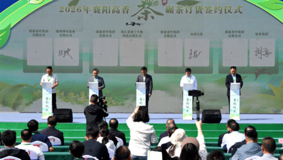 2026年襄阳高香茶（保康）展销促消费暨碾茶产销对接活动举行_fororder_茶叶1