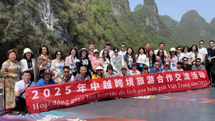 40名越南文旅代表赴桂交流 探索中越跨境旅游合作新路径_fororder_1