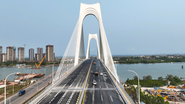 平陆运河沙井钦江大桥通车_fororder_1