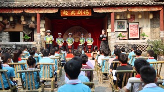 广西兴业：沉浸式宣传进古村 筑牢全民国家安全防线