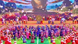 广西都安瑶族自治县喜迎成立70周年