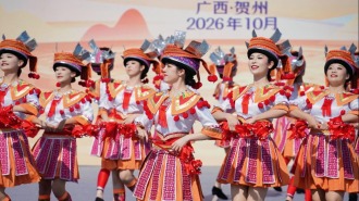 2026年广西广场舞集中展演在贺州举行
