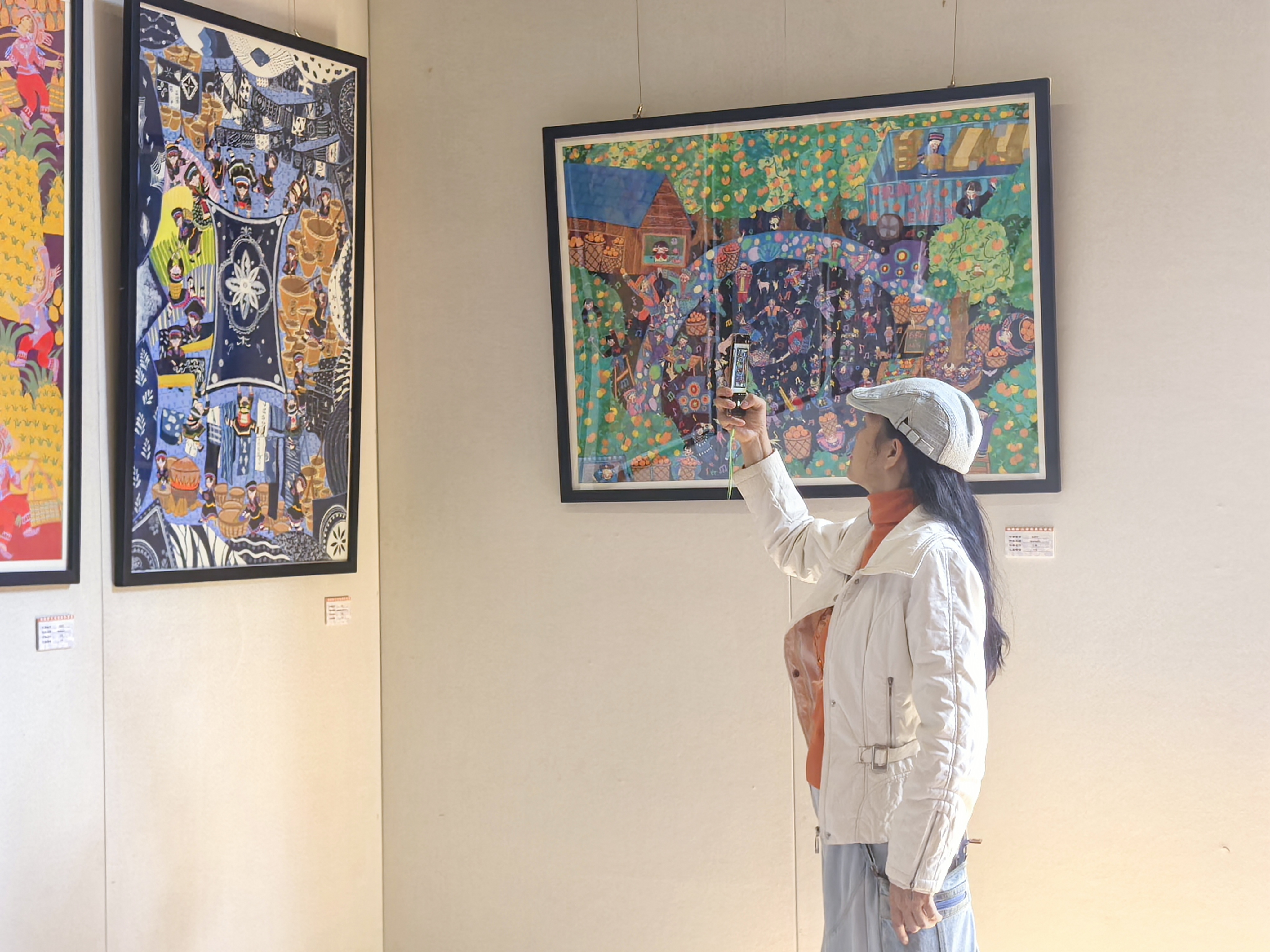 130件农民画作品亮相桂滇黔三省（区）农民画展_fororder_2