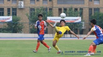 “2026年南宁—东盟城市青少年足球比赛正式开赛