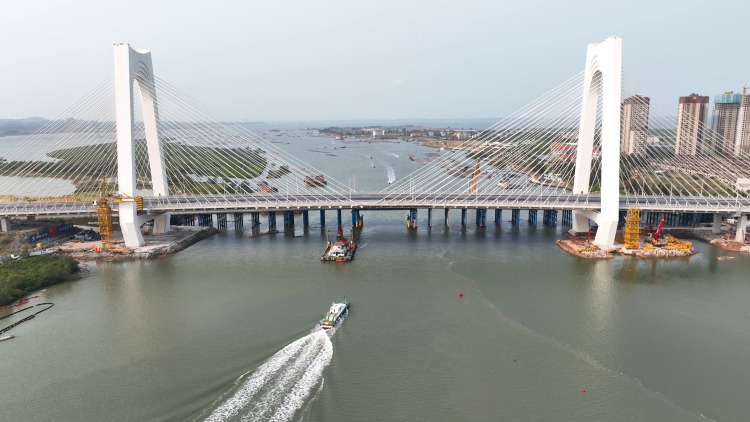 平陆运河沙井钦江大桥通车_fororder_2