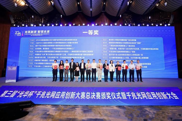 第三届“光华杯”千兆光网应用创新大赛全国总决赛颁奖仪式在南宁举办_fororder_1