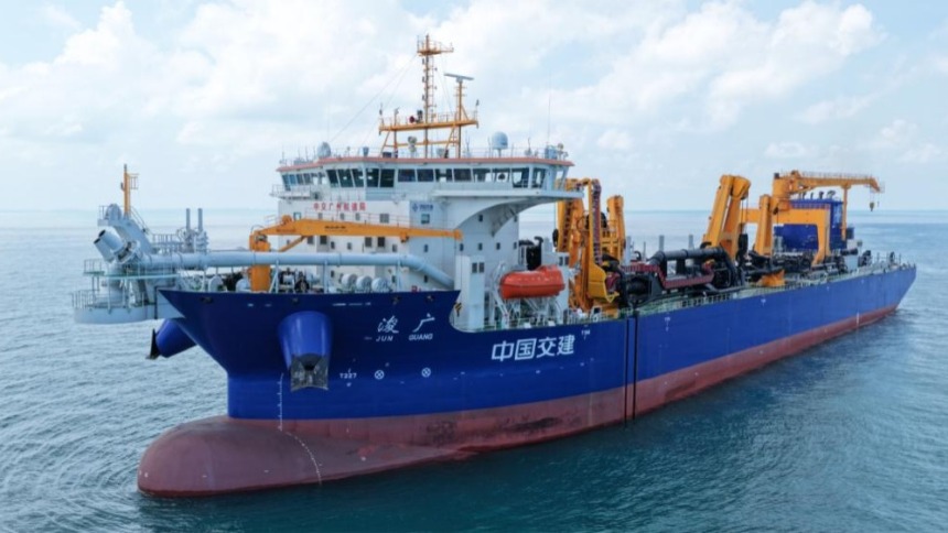 北海铁山港20万吨级航道建设跑出加速度