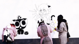 河北高阳：公园添彩妆 欢乐迎新春