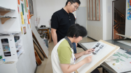 少年挥毫绘故土 美育润心绽芳华 ——沧州渤海新区黄骅市南大港产业园区举办青少年美术公益课成果展