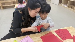 河北海兴：家园共庆元旦  传统文化润童心