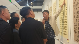 保定市妇女儿童书法临帖展徐水区巡展开幕