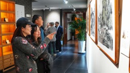 河北省迁安市“纸映长城韵 墨染迁安情”—“迁纸画迁安”水墨长城乡韵主题展开幕