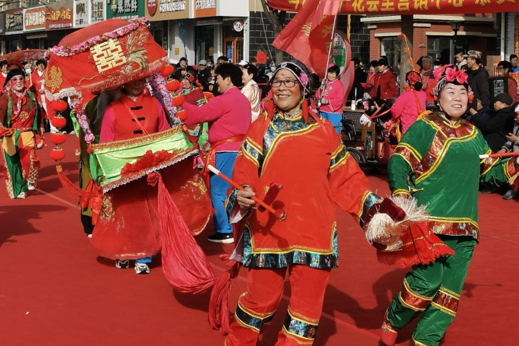 保定徐水：“花会小镇”春潮涌_fororder_图片 2