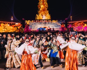 2025唐山南湖春节灯会：花灯如昼闹元宵
