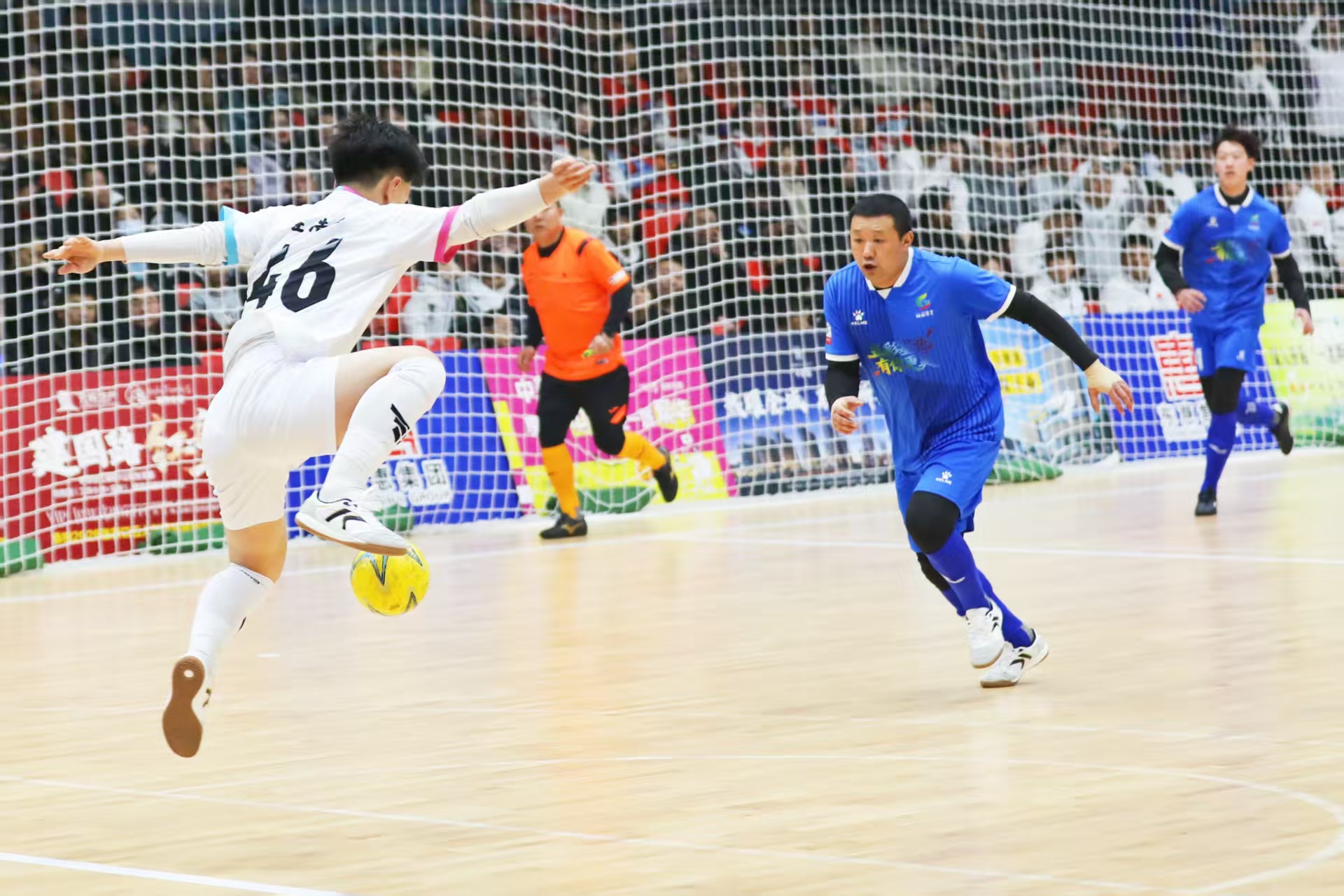 河北张家口：五人制足球超级联赛开赛_fororder_18829f49b24c6479e2e9719f87b5ad5e