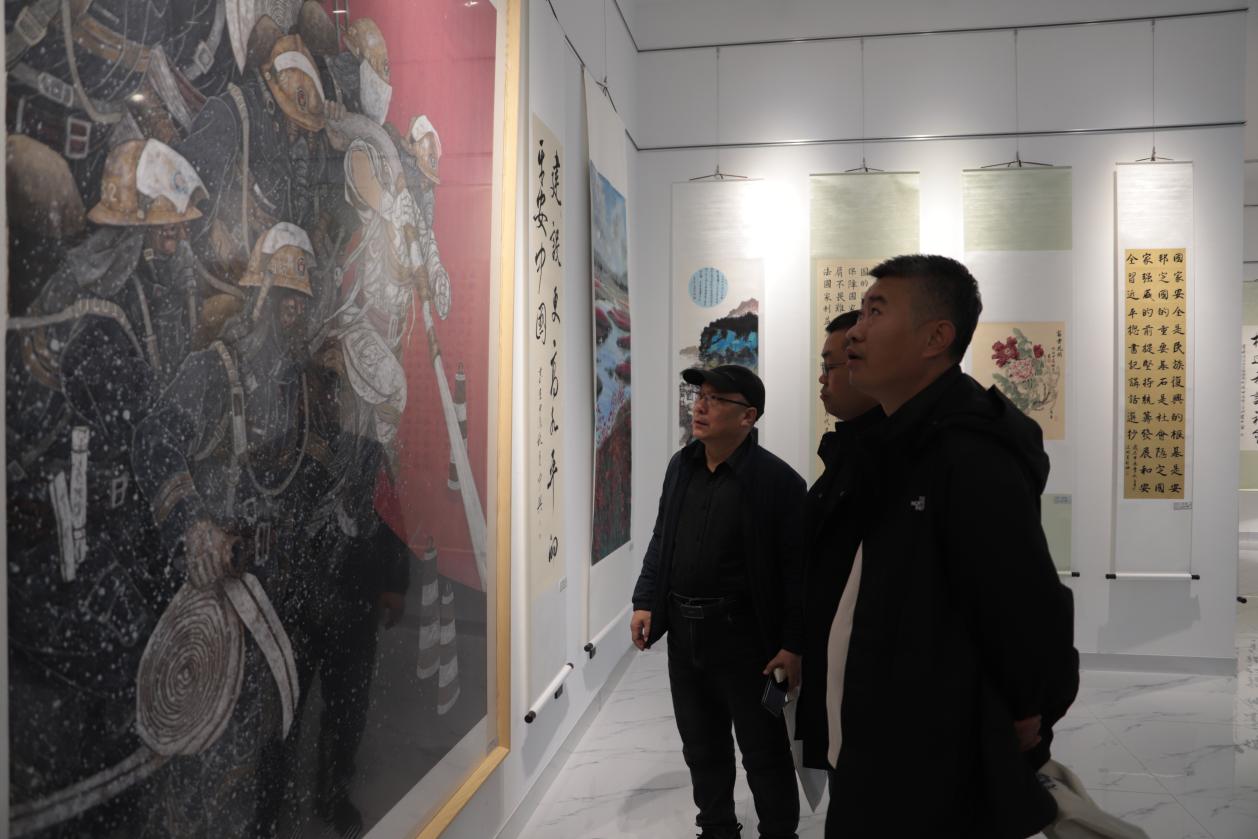 河北青县:墨韵诠释国安 聚力筑牢防线