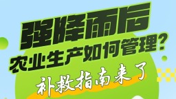 长图丨强降雨后，农业生产如何管理？补救指南来了→
