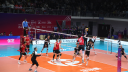 2025-2026中国男排超级联赛第二场冠亚军决赛在保定徐水举办