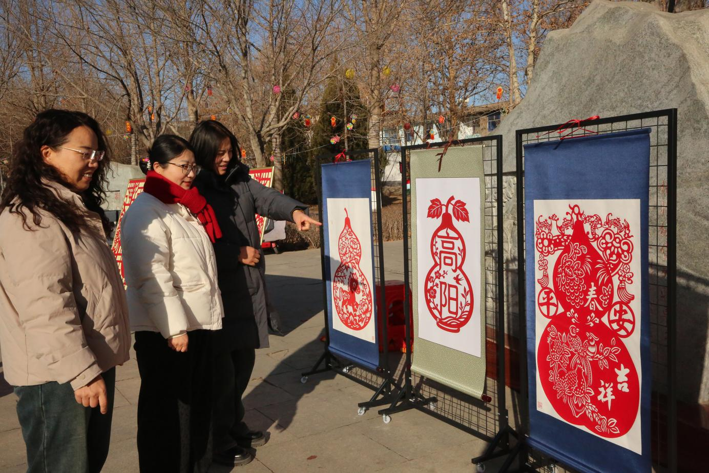 河北高阳：红纸剪春韵 非遗贺新春_fororder_图片 4