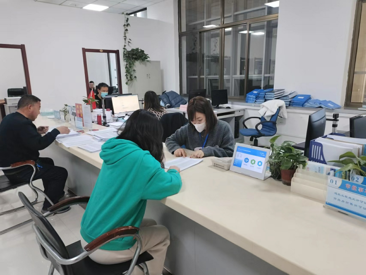 保定市满城区：推进“高效办成一件事”持续提升政务服务效能_fororder_工作人员细致、耐心服务 摄影 刘国安