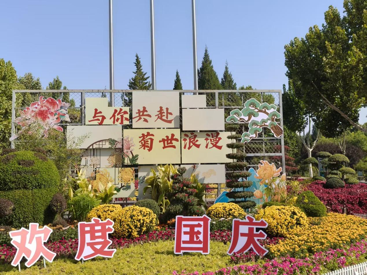 河北保定：古城秋色染菊韵 双节人游画中园_fororder_图片3