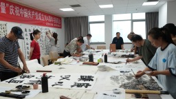 河北迁安：墨染百年峥嵘 笔书向党红心