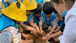 河北唐县：童心探自然 春日共成长