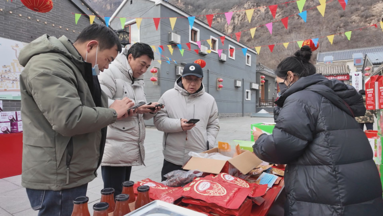 河北涞水大龙门村：古村大集年味浓 公益书香暖人心_fororder_图片 1