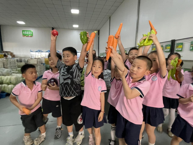 河北海兴：萌娃菜场当家 体验成长乐趣_fororder_图片3