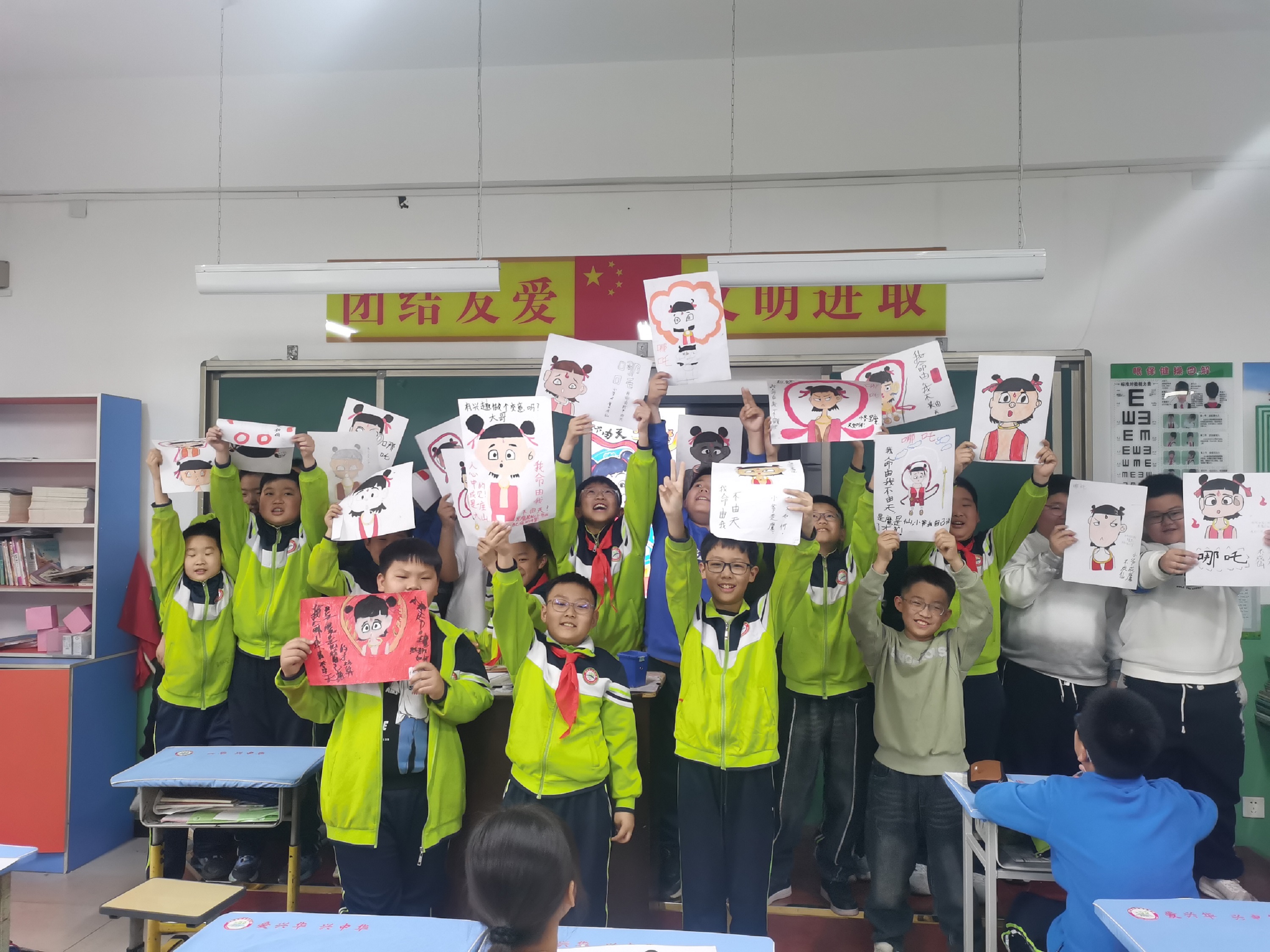 保定博野：举办哪吒主题绘画活动_fororder_4