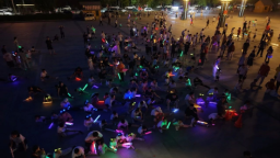 荧光夜跑燃动夏夜 文旅体融合点亮盐山