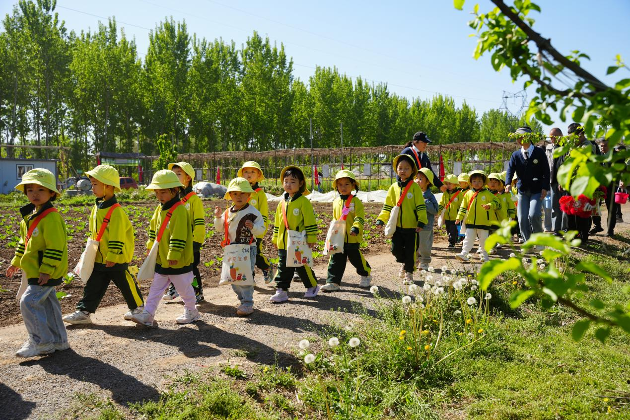 保定徐水区：区幼儿园萌娃庆开耕_fororder_图片 1