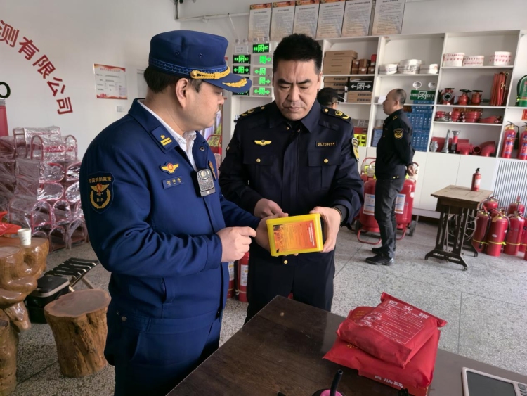 河北青县：消防消防产品专项检查 筑牢消防安全防线_fororder_图片1