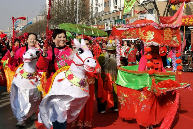 保定徐水：“花会小镇”春潮涌_fororder_图片 1