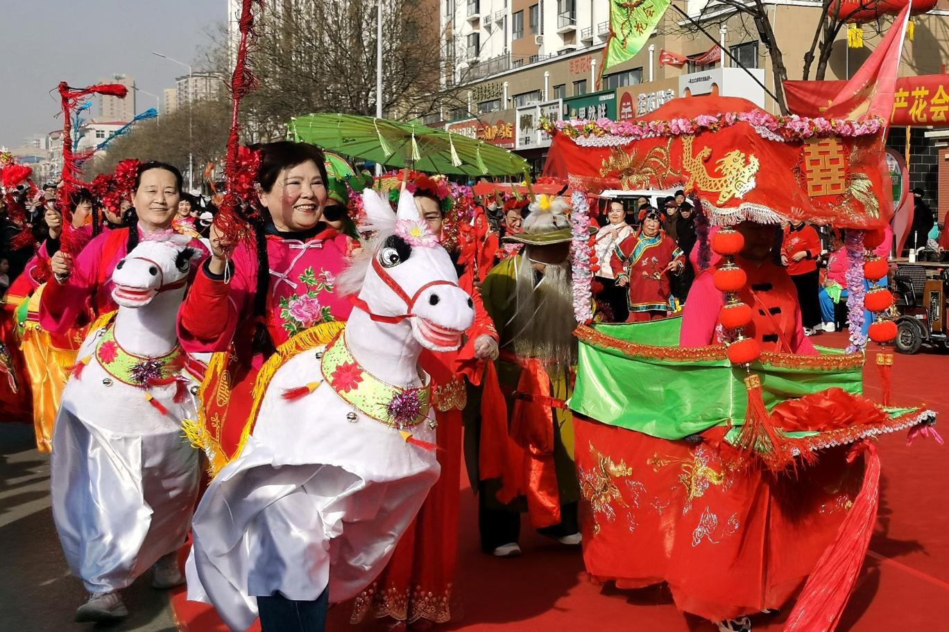 保定徐水：“花会小镇”春潮涌_fororder_图片 1