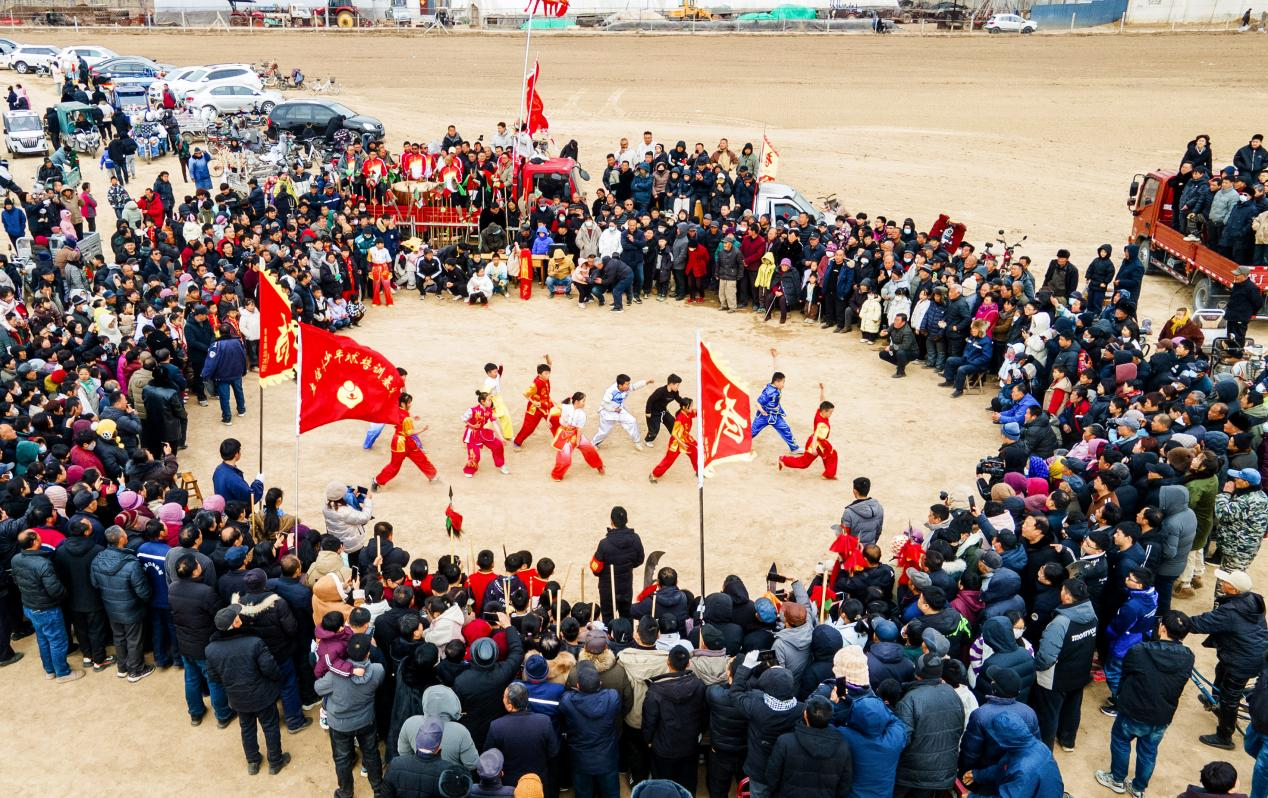 河北高阳：以武会友贺新春