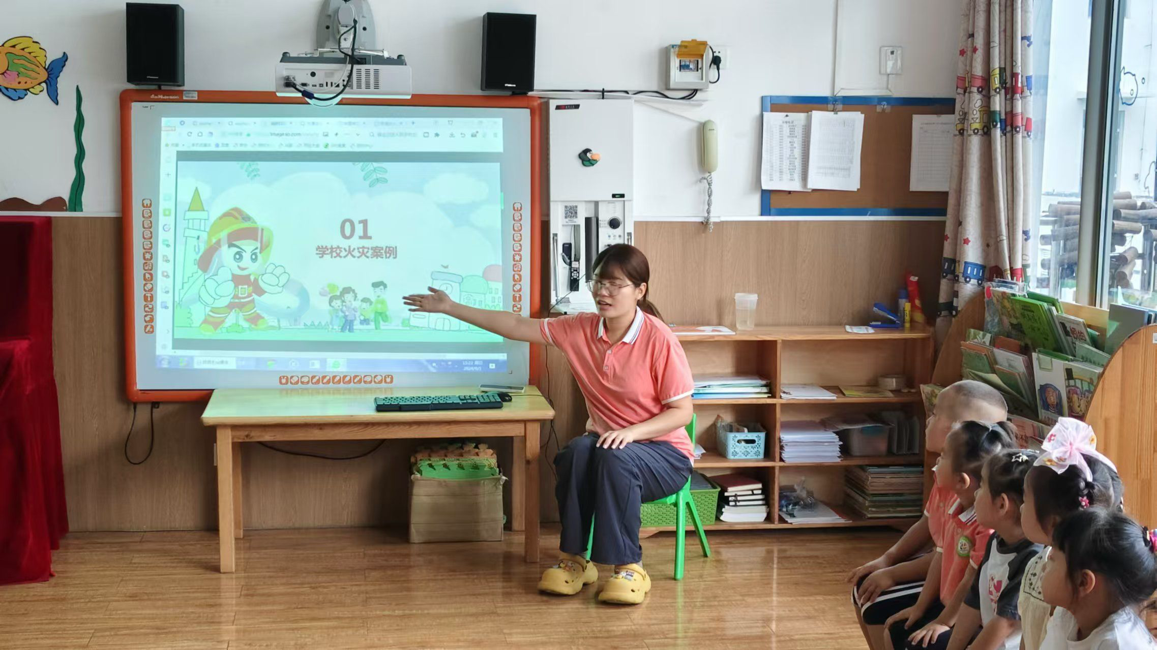 消防知识伴童行，安全“童”行护成长——沧州渤海新区第二幼儿园开展消防安全活动_fororder_图片1