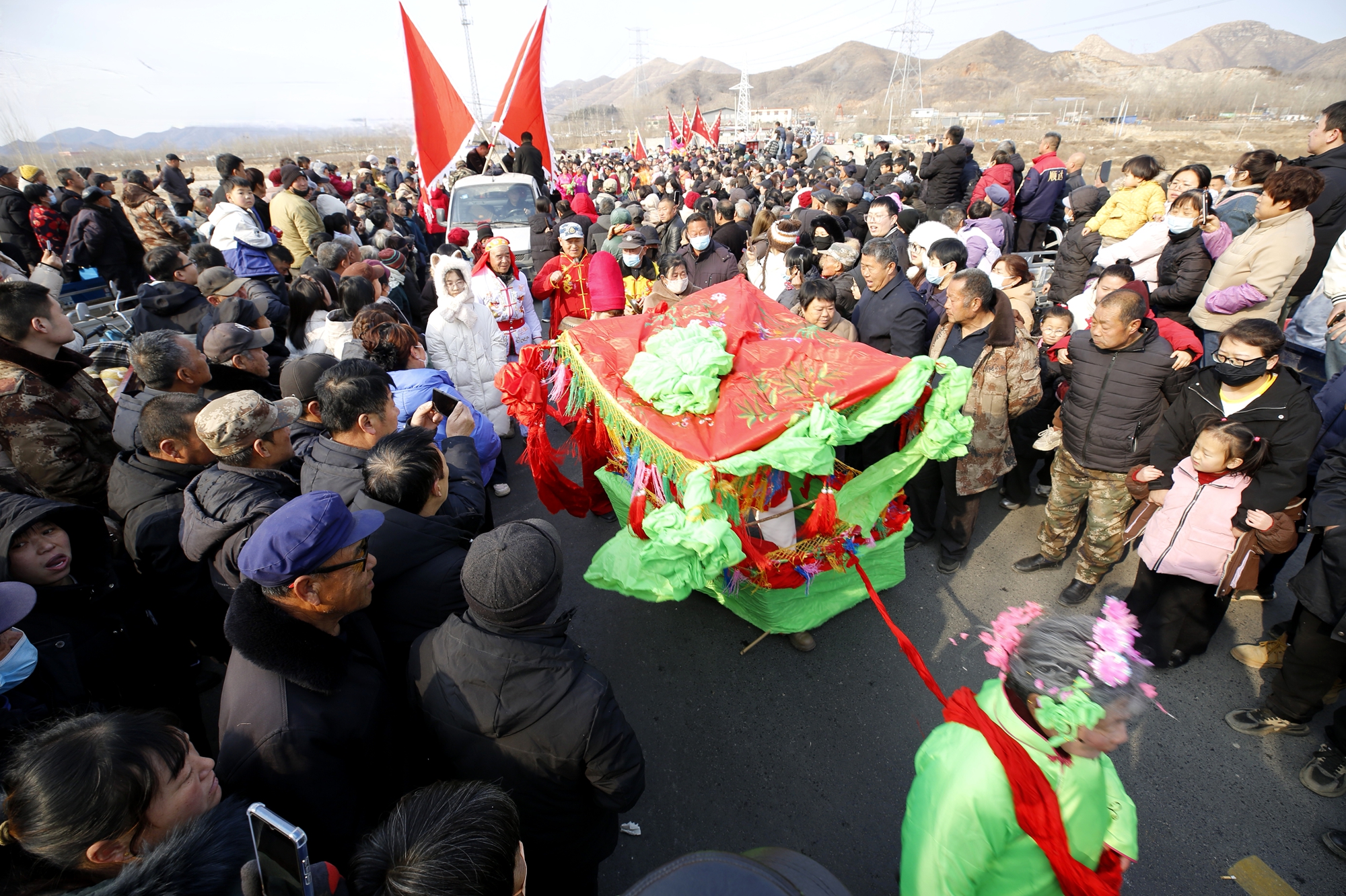双争有我丨保定市满城区：探访庙会文化 感受传统魅力_fororder_满城区白龙乡白堡村庙会现场 摄影 田素然