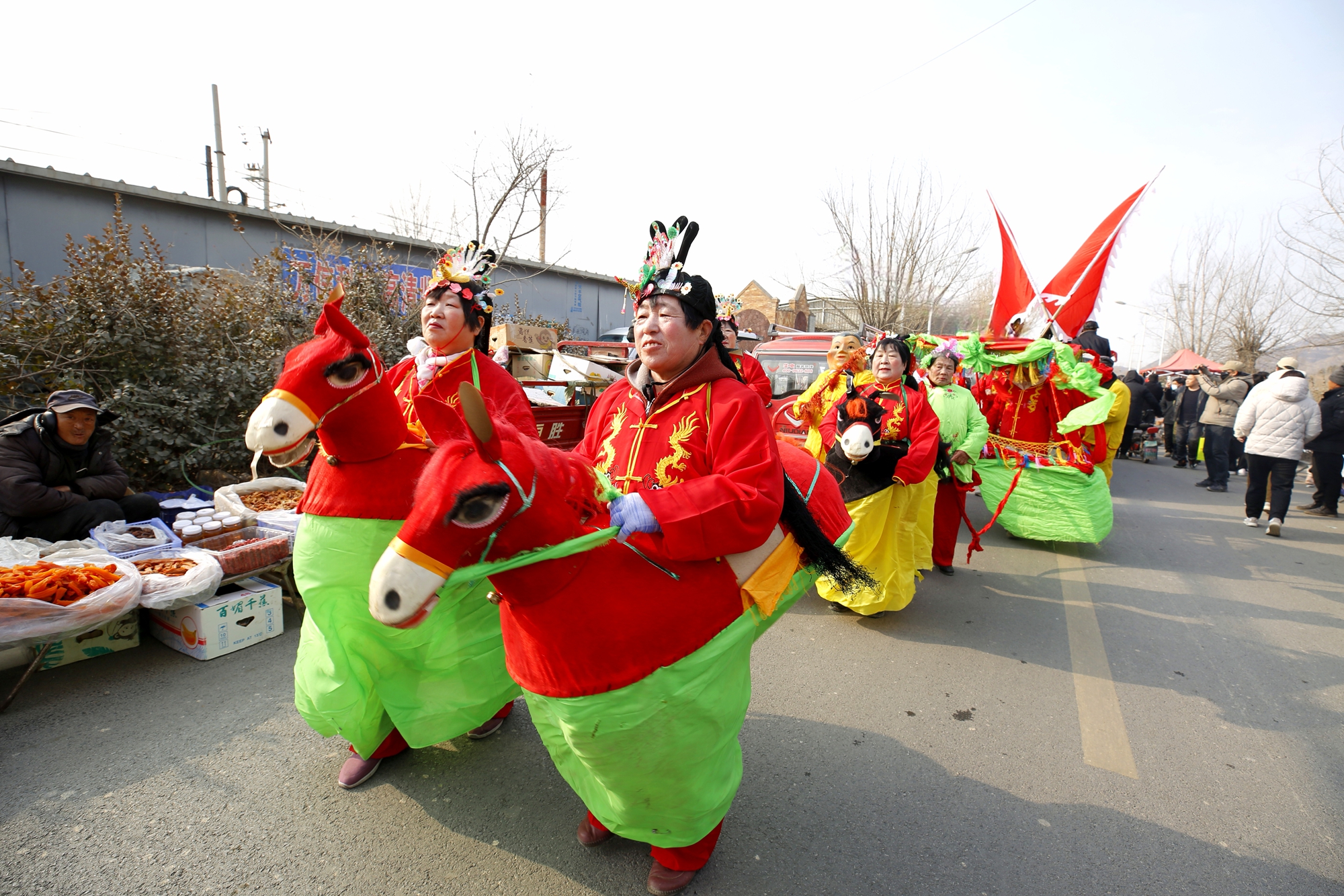 双争有我丨保定市满城区：探访庙会文化 感受传统魅力_fororder_民俗表演——小驴会 摄影 田素然