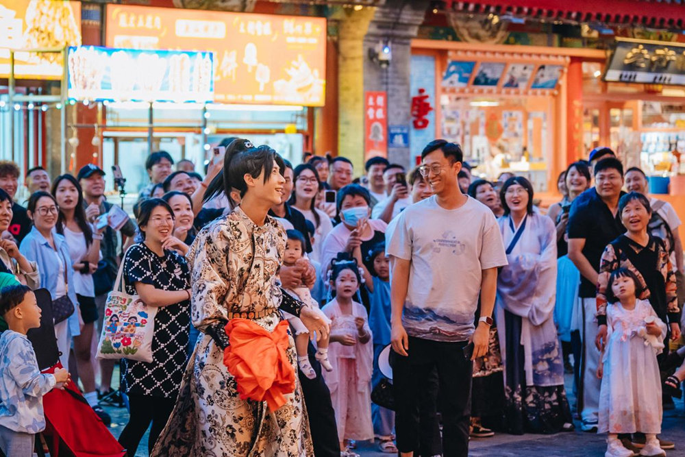 河北丰南：河头老街“大唐百戏节”游客破百万_fororder_4