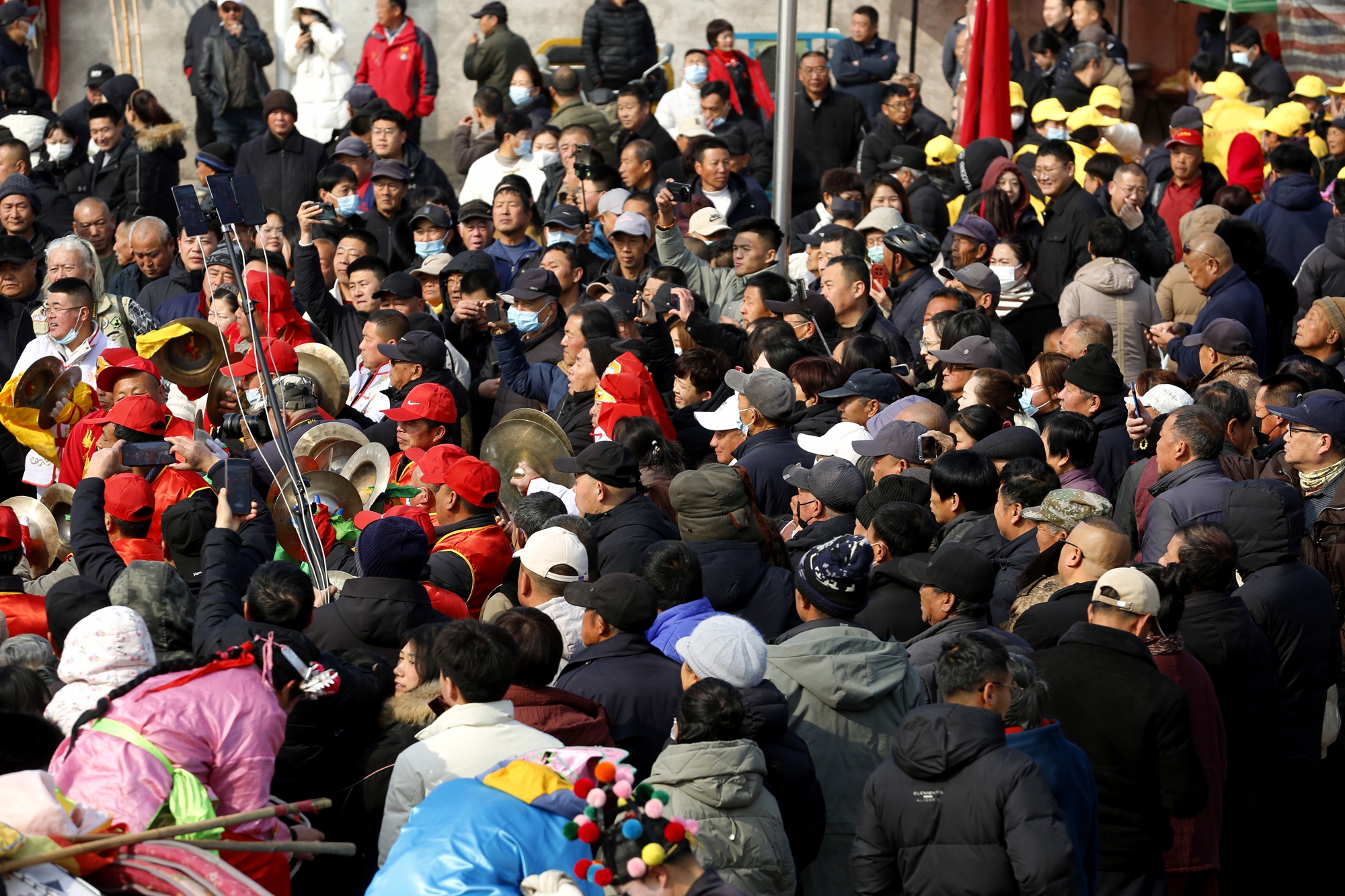 双争有我丨保定市满城区：探访庙会文化 感受传统魅力_fororder_满城区白龙乡白堡村庙会人头攒动 摄影 田素然