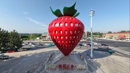 保定市满城区：十年地标“大草莓”焕新颜