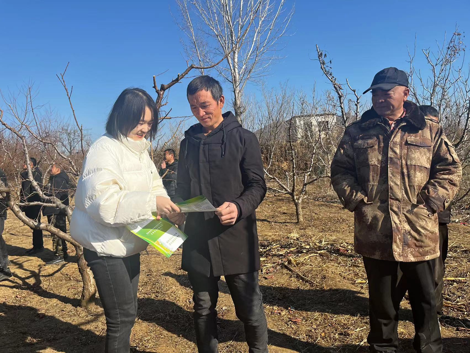 保定市满城区：五年深耕结硕果 衔接振兴启新程_fororder_田间地头宣传帮扶政策 摄影 王旭杰